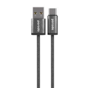 کابل کنفی USB-A به Type-C پورودو 1.2 متر