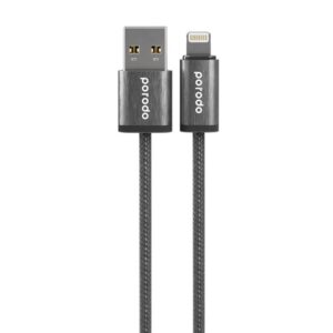 کابل کنفی USB-A به Lightning پورودو | Porodo Woven