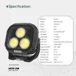 چراغ کمپینگ گرین لاین مدل Hyper Lume ظرفیت ۱۰۰۰ لومن