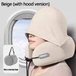 بالش گردنی U شکل کلاهدار CHEGES مدل Car Comfort Hooded - Image 2