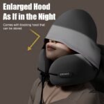 بالش گردنی U شکل کلاهدار CHEGES مدل Car Comfort Hooded - Image 3