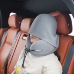 بالش گردنی U شکل کلاهدار CHEGES مدل Car Comfort Hooded - Image 4