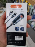 کابل شارژ ۳ در ۱ چشیده مدل CSD-CD12 به همراه فندک حرارتی