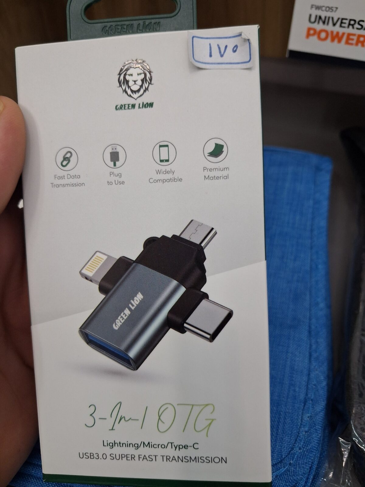 مبدل OTG گرین لاین مدل GN3IN1OTG سه کاره با پورت‌های لایتنینگ، میکرو و تایپ‌سی - Image 2
