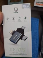 مبدل OTG گرین لاین مدل GN3IN1OTG سه کاره با پورت‌های لایتنینگ، میکرو و تایپ‌سی - Image 2