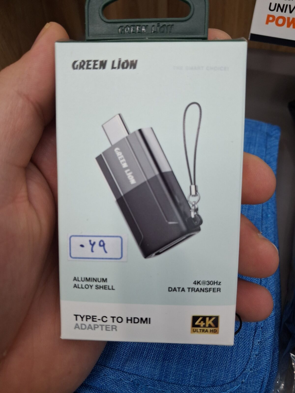 تبدیل تایپ‌سی به HDMI گرین لاین مدل GAD-13 با کیفیت 4K - Image 2
