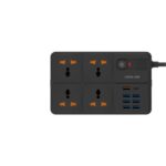 چندراهی برق گرین لاین مدل UK با ۷ پورت USB و ۱ پورت PD