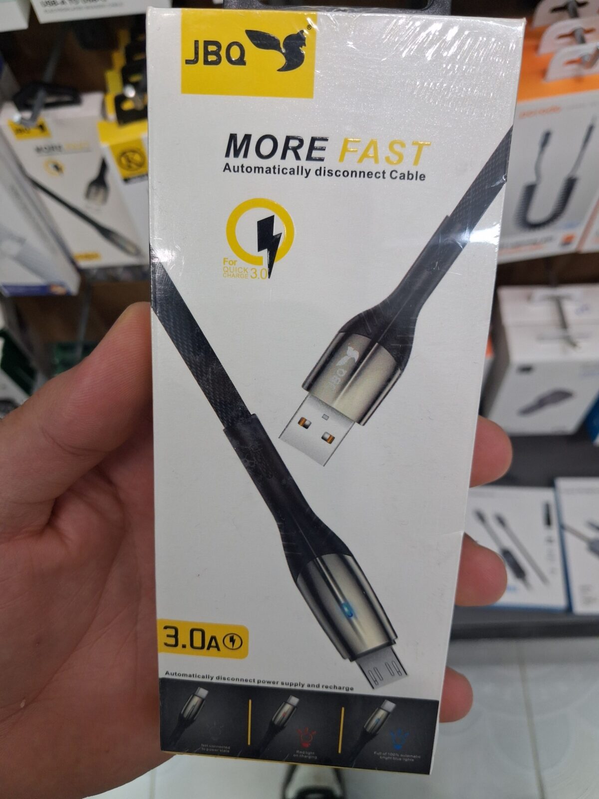 کابل USB به میکرو JBQ CA-F30 - 02 کابل USB-A به میکرو JBQ مدل CA-F30 فست شارژ 3 آمپر - Image 2