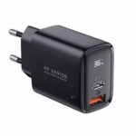 شارژر کی اف سنیور مدل TH-138 GaN 36 وات با خروجی تایپ‌سی و USB