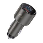 شارژر فندکی 97 وات کی اف سنیور مدل CH-165 با خروجی تایپسی و USB