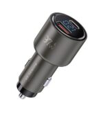 شارژر فندکی 97 وات کی اف سنیور مدل CH-165 با خروجی تایپسی و USB