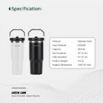 تراول ماگ گرین لاین مدل Vacuum Tumbler ظرفیت 900 میلیلیتر - Image 3