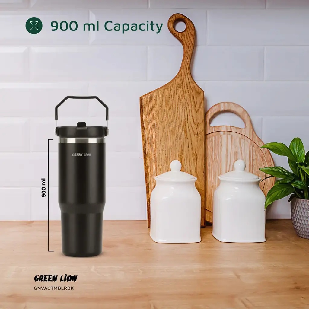 تراول ماگ گرین لاین مدل Vacuum Tumbler - 06 تراول ماگ گرین لاین مدل Vacuum Tumbler ظرفیت 900 میلیلیتر - Image 6