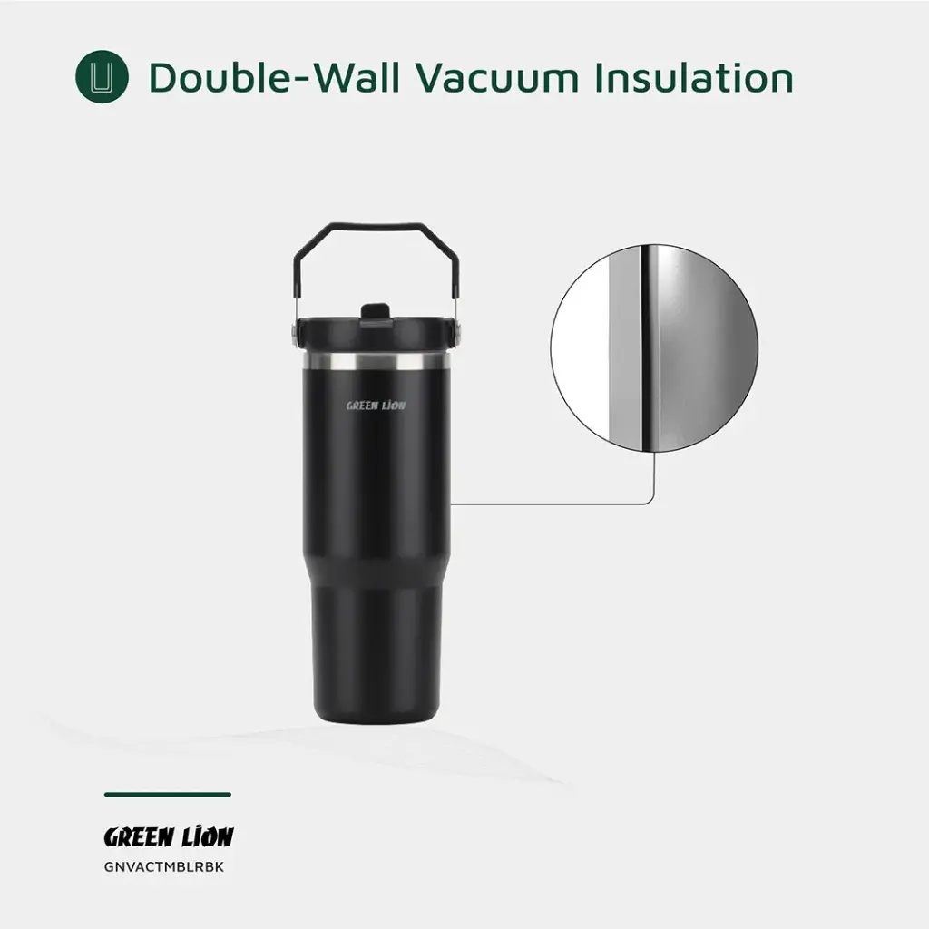 تراول ماگ گرین لاین مدل Vacuum Tumbler - 07 تراول ماگ گرین لاین مدل Vacuum Tumbler ظرفیت 900 میلیلیتر - Image 7
