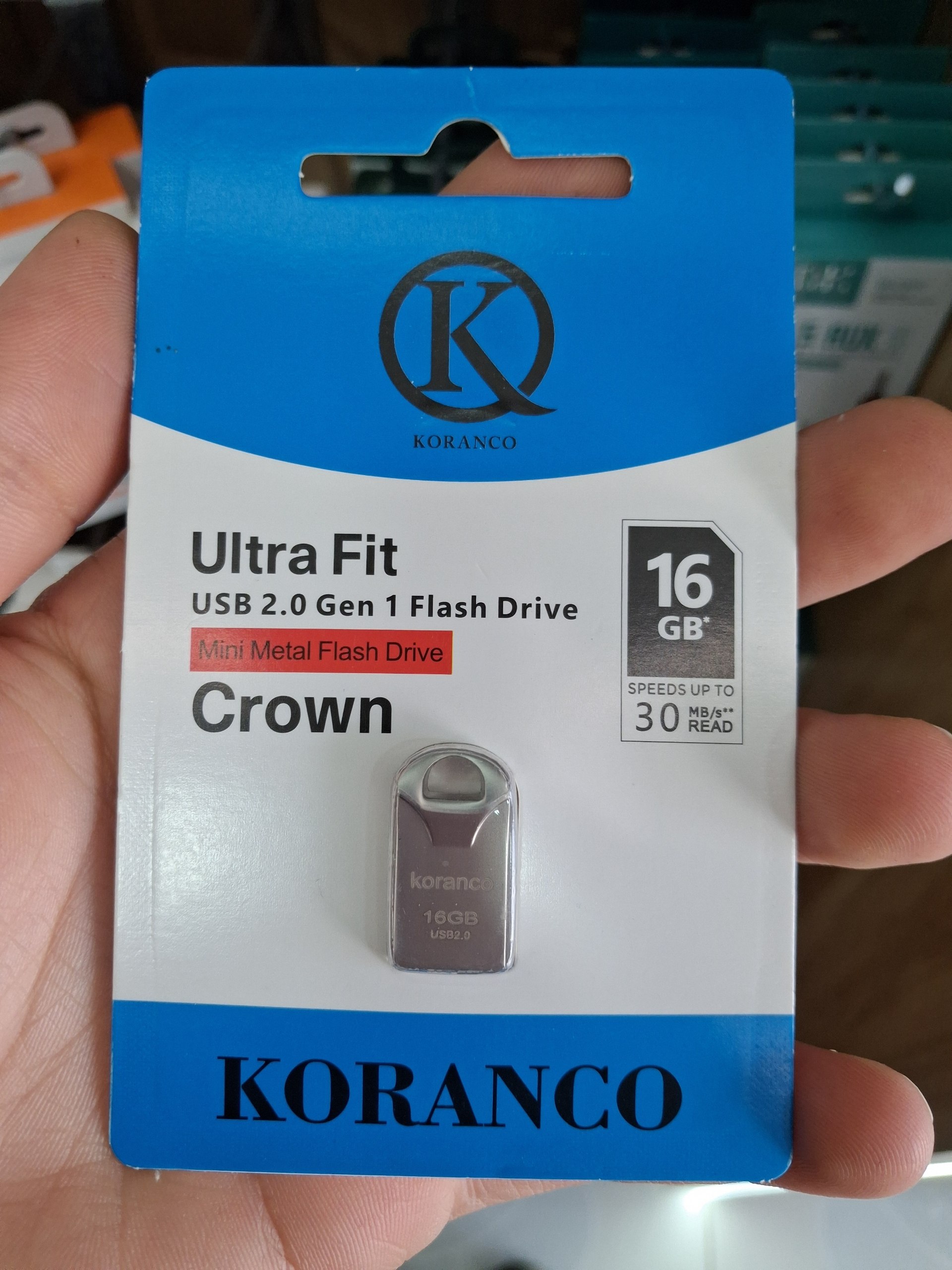 فلش مموری کورانکو مدل Crown Ultra Fit ظرفیت 16 گیگابایت - 01 فلش مموری کورانکو مدل Crown Ultra Fit ظرفیت 16 گیگابایت - Image 1